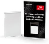 Magiarcana painting canvas boards sleeves,protecting art paintings supplies and presswork Watercolor paper or photo,from dust, scratches,damage,Suitable for art painters to collect and retailers sell