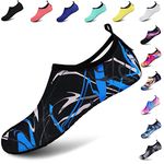 VIFUUR Water Sports Unisex Shoes Graffiti Blue - 9-10 W US / 7.5-8.5 M US (40-41)