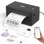 SEZNIK LabelX Bluetooth Shipping Label Printer for Ecommerce | Thermal Printer, 4×6 Label,203 DPI | Wireless + USB | Free App+Software, Barcode | Android, iOS, Mac, Win | 1Yr Warranty | No SellerFlex