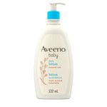 Aveeno Baby Daily Moisture Gentle Bath Wash & Shampoo with Natural Oat Extract, Hypoallergenic, Tear-Free & Paraben-Free Formula For Sensitive Hair & Skin, Lightly Scented, 532mL