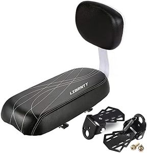 LIBRNTY Seggiolino Bici Posteriore per Bambini,poggiapiedi Bicicletta Posteriori,Cuscino per Sedile Posteriore per Bicicletta di Montagna Sedile Posteriore per Veicolo Elettrico