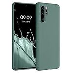 kwmobile Case Compatible with Huawei P30 Pro Case - Soft Slim Protective TPU Silicone Cover - Forest Green