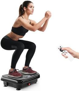 Vibration Plate Exercise Machine: TISSCARE Vibrating Plates for Lymphatic Drainage and Weight Loss, 300Lbs Capacity Full Body Power Shake Workout Platform for Home Cardio Fitness