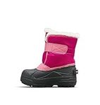 SOREL Youth Unisex Little Children's Snow Commander Boots - Tropic Pink, Deep Blush - Size 7