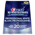 Crest 3D Whitestrips Professional White At-Home Teeth Whitening Kit, 22 Treatments, 20 Levels Whiter