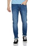 Amazon Brand - Symbol Men's Relaxed Jeans (SY20-RS-27A_Medium blue_28)