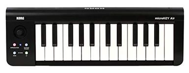 Korg - microKEY2-25AIR Bluetooth Wireless + USB MIDI Controller - 25 Key - Black