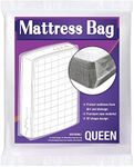 Mattress Bag for Moving Storage, 5 Mil Heavy Duty Bed Mattress Cover, Super Thick and Tear Resistant (Queen)