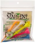 Martini 3 1/4" Step-Up Assorted Golf Tees- Pack of 2 (10 Tees), Assorted