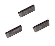 THINBIT 3 Pack SGI060D2 0.060" Width 0.100" Depth, Uncoated Carbide, Sharp Corner, Grooving Insert for Steel, Cast Iron and Stainless Steel with Interrupted Cuts