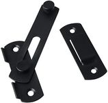 Stainless Steel Matte Black Door Lock Slide Gate Latch Tiny Door Bolt