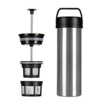 Espro 17678 Ultralight Coffee Press, Vacuum Insulated, Stainless Steel, 16 oz (Brushed), Edelstahl