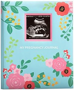 Kate & Milo Floral Pregnancy Journal, Milestone Tracker, Baby Keepsake Book, Expecting Moms, Sonogram Photo Insert, My Pregnancy Journal