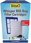 Tetra Whisper Bio-Bag Disposable Filter Cartridges 8 Count, for Aquariums, Large, Unassembled