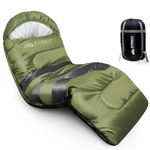 IFORREST Sleeping Bag for Adults and Teens - Cold Weather(3-4 Seasons) Thickened Backpacking Camping Bed - Best Camp Gear for 1 Person - Extra-Wide - 33In & Warm, Queen Size XL