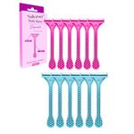 salezon || Women's Disposable Shaving Razor for Hair Removal & Disposable for Body for Women and Men With Nourishing White Stripe