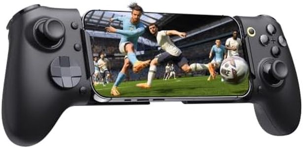 EasySMX M20 Mobile Game Controller For Android, IPhone 15/16/17 & IPad Mini 6/7, Dual ABXY Switch, Hall Anti-Drift Joysticks, Dual Triggers, 1000Hz Polling Rate, Plug And Play, Black.