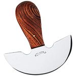 Weaver Leather Supply Hardwood Handle Round Knife for Leather Working/Crafting Steel