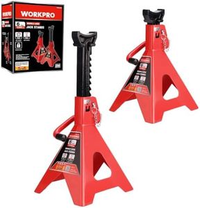 WORKPRO 6 Ton Jack Stands with Double Lock, 12000 LBS Capacity, 1 Pair