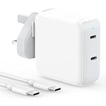 Mac Book Pro Charger, 67W USB C Charger Power Adapter, Compatible with Mac Pro 13/14/ 15/16 inch, MacBook Air 2020/2019/2018, iPad Pro/Air, with 2M USB C to C Cable