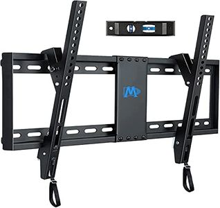 Mounting Dream Tilt TV Wall Mount Bracket for 37-75 Inch TVs, TV Mount with VESA up to 600x400mm, Fits 16", 18", 24" Studs and Loading Capacity 132 lbs, Low Profile and Space Saving MD2268-LK-04