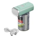 Proctor Silex Smooth Edge Cordless one Press Can Opener, Rechargeable, Compact and Easy to Store, Hands Free, Auto Allign, Auto Shut Off, Compact,Mint, 76504
