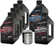 MaximaHiflofiltro VTTOCK13 Complete Engine Oil Change Kit for V-Twin Full Synthetic Harley Davidson Twin Cam, 6 quart