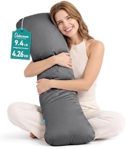 Oubonun Weighted Body Pillow for Side Sleepers, 48x14in 9.4lbs