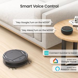 Lefant M210P Robot Vacuum Cleaner, Grey – 2200Pa, Alexa, Self-Charging, Pet Hair