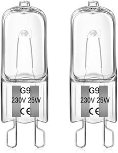 2 Piezas G9 25W Bombilla Halógena Para Horno, Blanco Cálido Regulable 230V 2700K, Resistente Al Calor 300°C Adecuada Para Bombillas De Horno, Hornos Microondas, Lámparas De Mesa