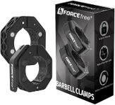 Barbell Clips Olympic Barbell Clamps for Secure Weightlifting & Powerlifting Weight Clips for Bars Magnetic Home Gym Accessories Quick Release Pair of Locking Fit 2 Inch Barbell for Strength Training
