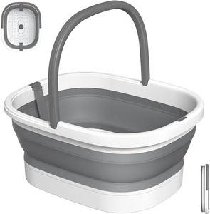 Nekteck Foot Soaking Tub Collapsible Bucket for Foot Bath Soak Tub, Foot Basin Foot Soaker with 138 Acupressure Nodes and Pumice Stone for Feet Massager Pedicure Foot Spa, Gifts for Men Women Dad Mom