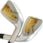 Japan Kamitaki Iron Mens Golf Club Set,Pearl Finish,TRS Model,4-P,Sw,Stiff Flex,Krisa Steel Shaft,Grip Mid,Plus Length,Pack of 8