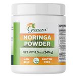 Grenera Organic Moringa Leaf Powder, 240 Grams - Source of antioxidants/Source d'antioxydants