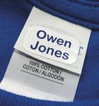 60 Personalised Washable Stick on Clothing Name Labels and Tags for Kids School Uniform Children, Care Homes, Nursery and Day Care