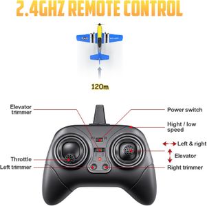 HAWK'S WORK P-51D RC Plane – Remote Control WWII Fighter Model