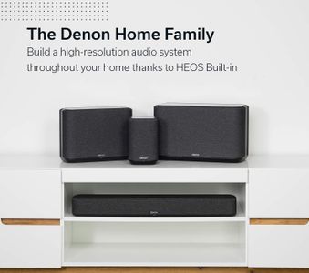 Denon Home 550 Sound Bar – Wireless Bluetooth, Black
