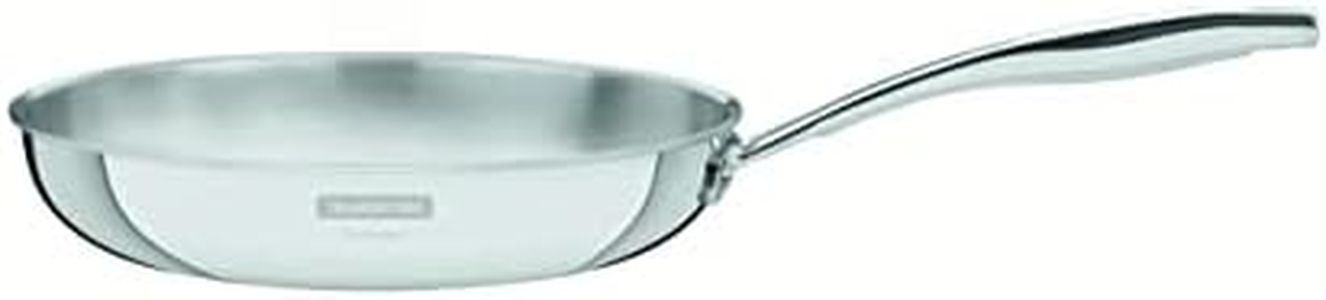 Tramontina Grano Frying Pan Stainless Steel for Induction, Electric, Gas and Ceramic Glass Hobs, ‎Cookware, Kitchen, 20 cm, 1.2 litres, 62155200