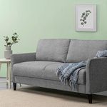 Zinus Jackie Sofa Couch - 3-Seater Sofa 180x79x88 cm - Contemporary design Sofa - Grey