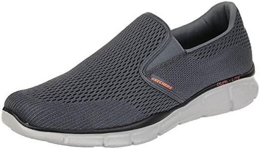 Skechers Men's Equalizer Double Play Slip-On Loafer, Black, 6.5 Wide