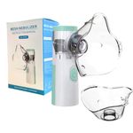 B-Arm Rechargeable Mesh Nebulizer for Children & Adults| Ultrasonic Nebulizer with 3 Modes & 2 Face Masks| Portable Nebulizer Machine to Treat Respiratory Conditions & Improve Lung Health