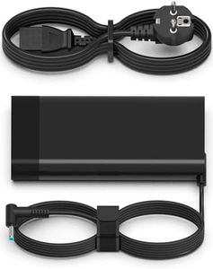 hafiuege 200W Portátil Cargador para HP Omen 15 17 ZBook 15 17 Pavilion Gaming 15 16 17 HP Envy 15-EP0098NR 15-EP0010NR 15-EP0035CL Adaptador de Corriente 4,5 * 3,0 Mm
