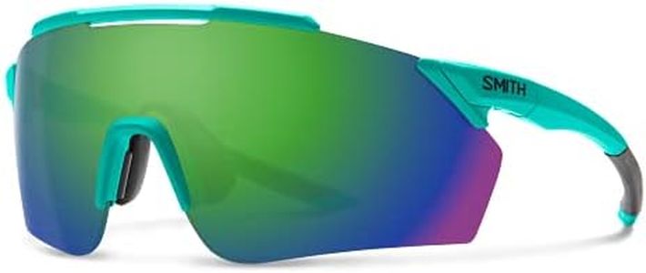Smith Optics Ruckus ChromaPop Sunglasses, Matte Jade/Chromapop Green Mirror, One Size