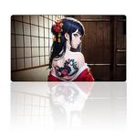 MTG Play Mat, TCG Playing mat for Trading Card Board Games, Non-Slip Rubber Base Card Game playmats Thick 2mm 24x14 inches