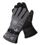 Alexvyan Grey Long Men's Snow&Windproof Thermal Soft Warm Winter Riding&Protective Gloves(Fur/Fleece Inside)Warm Hand Riding Cycling,Byke,Bike,Scooty,Motorcycle Travelling For Men&Boy,Male,Standard