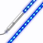 Aaiwa 3ft LED Light Whip, LED Whip Lights for ATV UTV LED Whip Light, Blue Light Antenna Whips for RZR Polaris Off-road Sand Dune Buggy 4x4