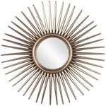 Howard Elliott 84004 Cascade Starburst Mirror, Silver Leaf