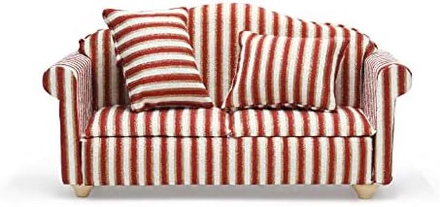 Odoria 1/12 Scale Dolls House Miniature Couch Sofa Dollhouse Furniture Accessories, Stripes