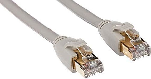 Amazon Basics RJ45 Cat7 Network Ethernet Patch Internet Cable - 2.1 meters, 10-Pack