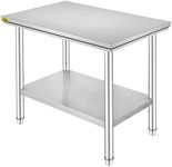 VEVOR Stainless Steel Work Table 90